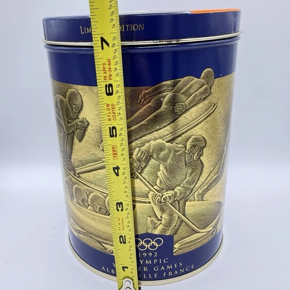 Vintage Uncle Ben's Rice 1992 U.S. Winter Olympics Limited Edition Tin (Empty)‎